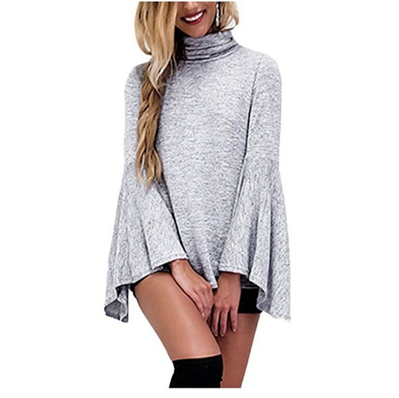 Bell sleeve turtle neck - Picture 1 of 2